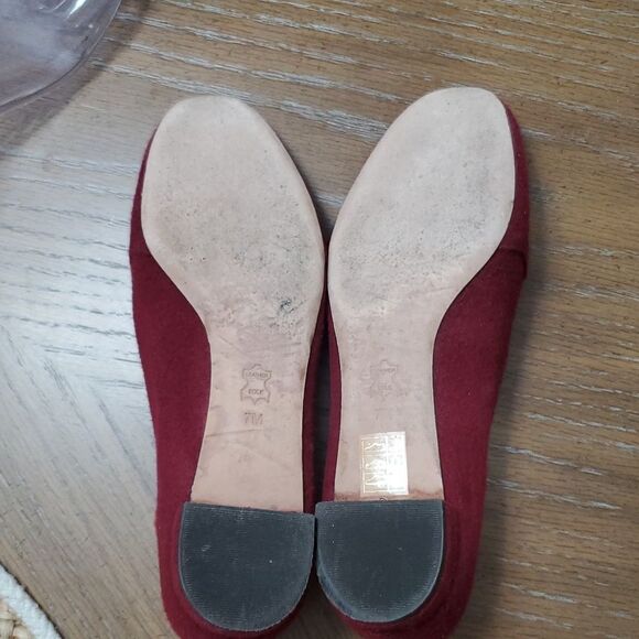 Tory Burch Maroon Navy Antonio Loafers, Size 7, Excellent Condition - Picture 10 of 11